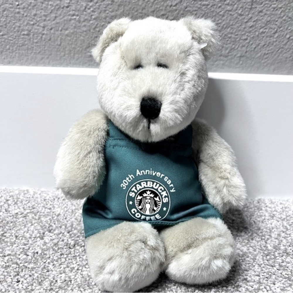 💙Starbucks 2001 30th Anniversary collector Bearista Bear with Apron